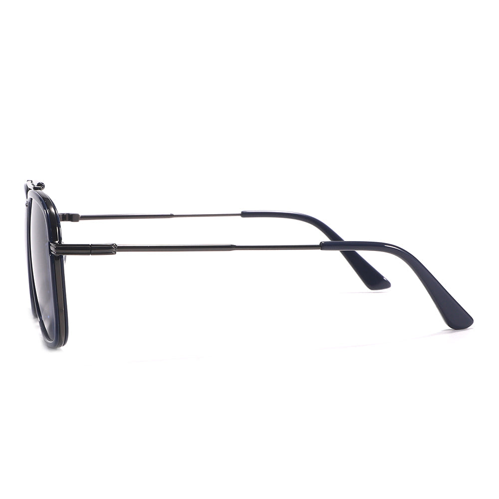 Dollger Square Aviator Black Sunglasses