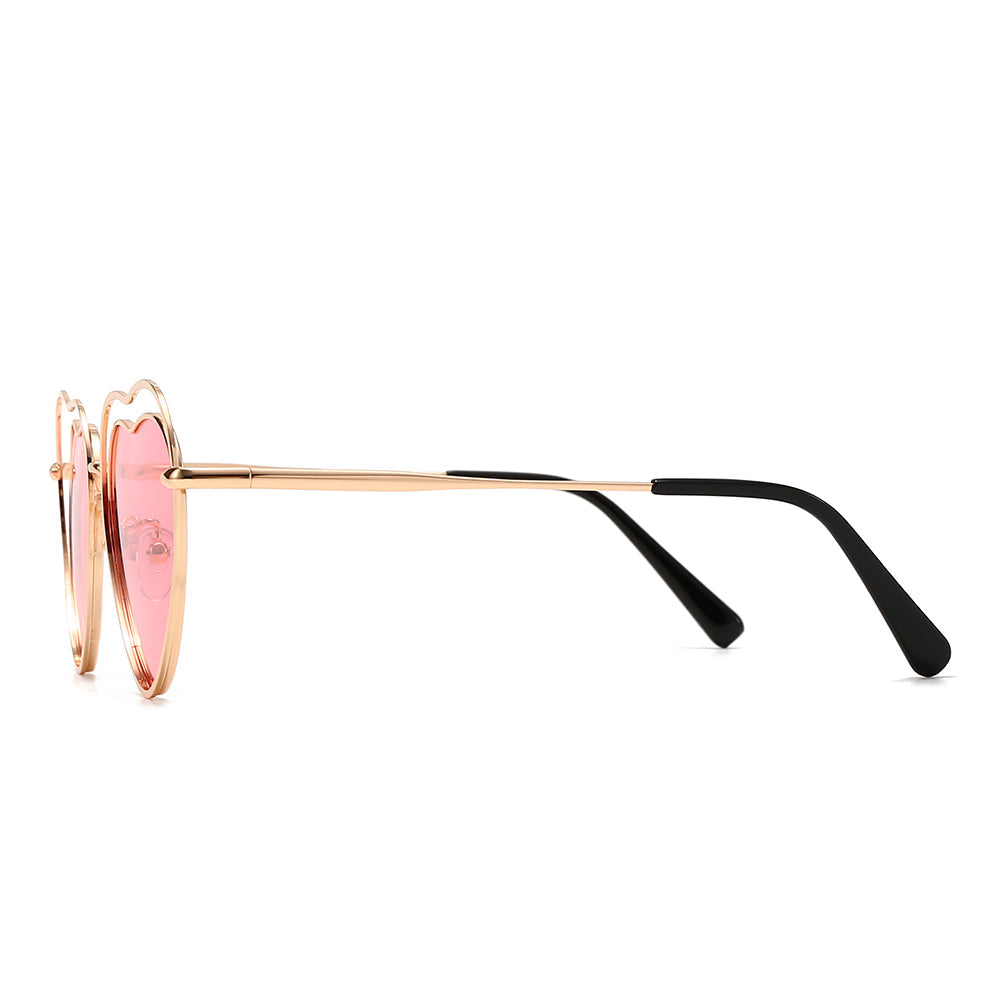 Dollger Heart Shape Chic Tinted Sunglasses