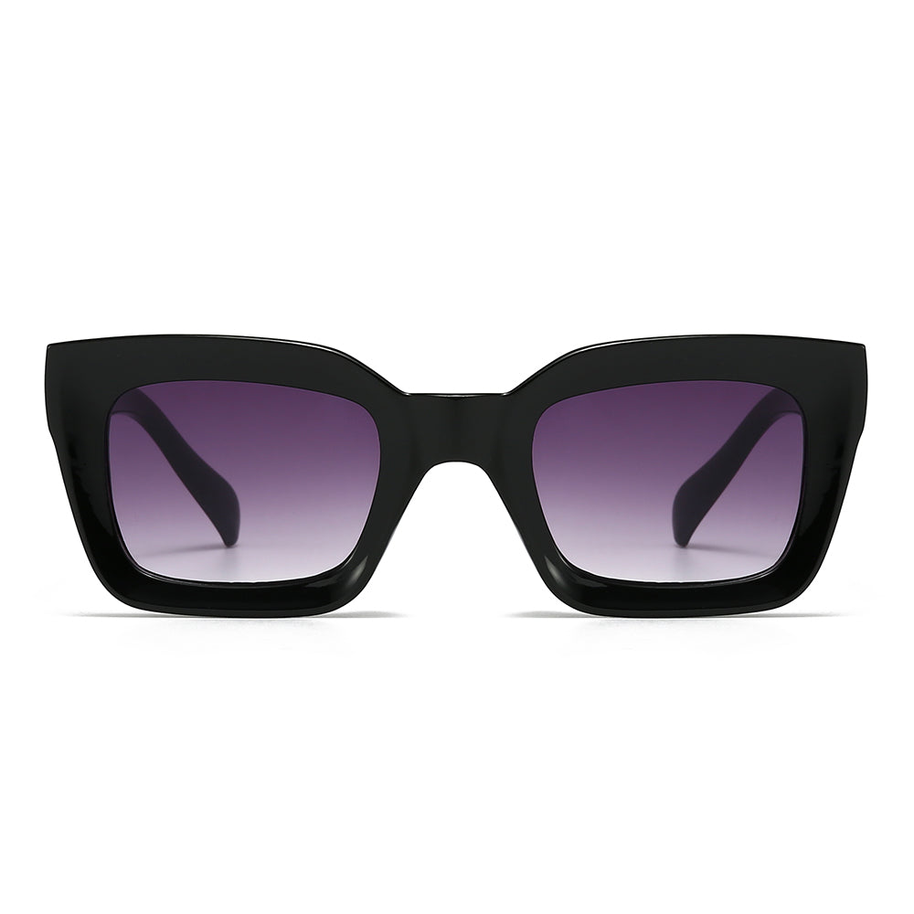 Dollger Thick Acetate Trapezoidal Sunglasses