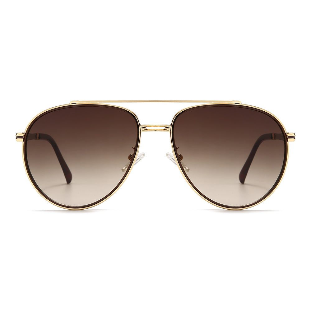 Dollger Thin aviator tinted sunglasses