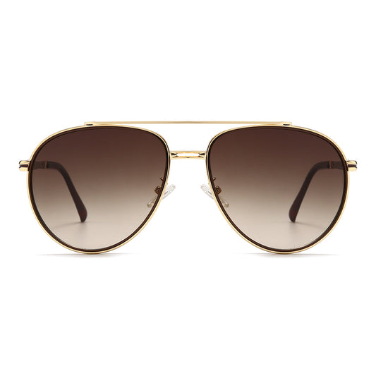 Dollger Thin aviator tinted sunglasses