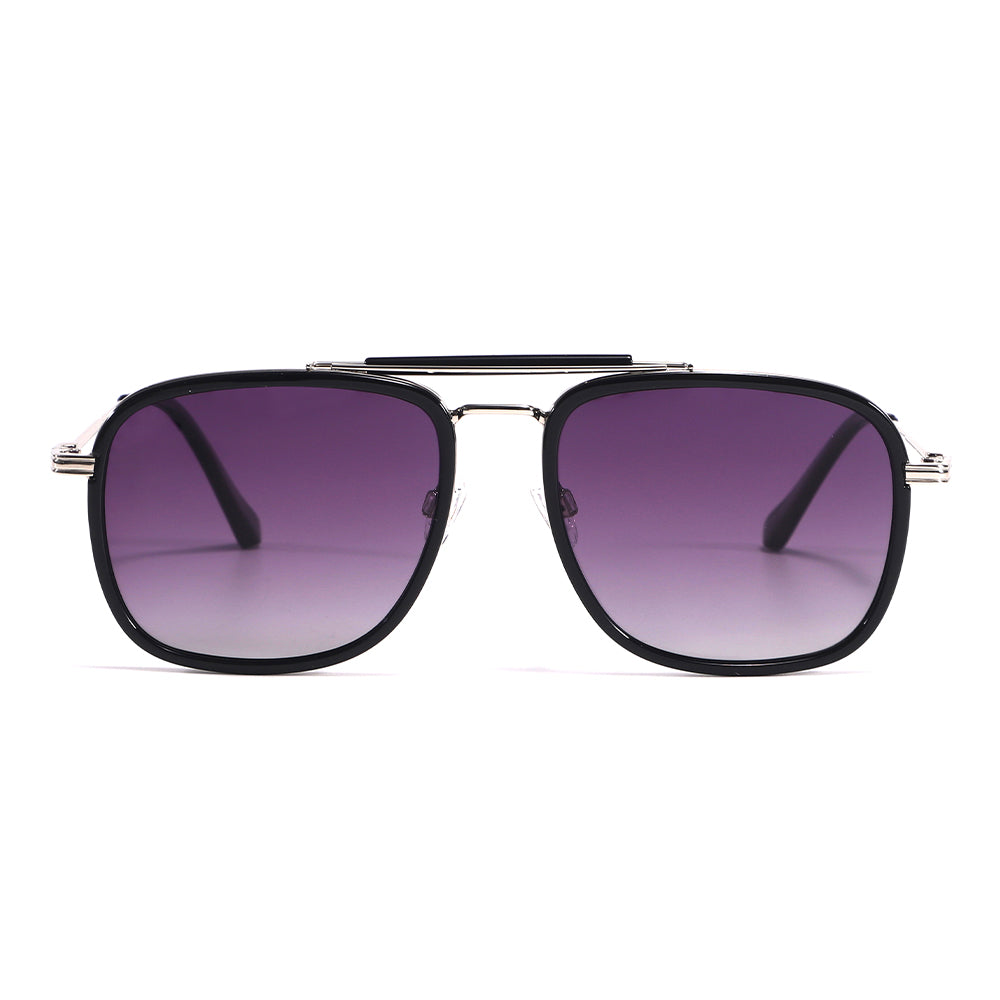 Dollger Square Aviator Black Sunglasses