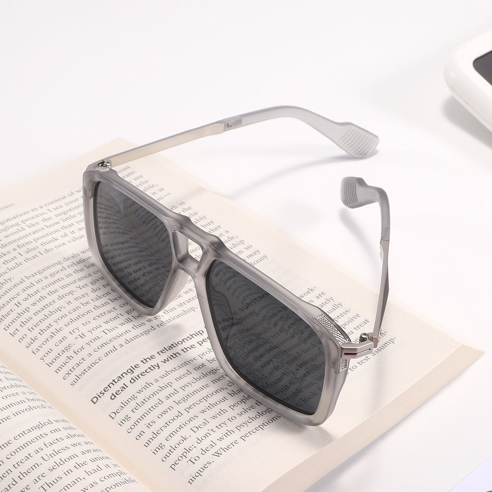 Dollger Vintage Bridge Square Tinted Sunglasses