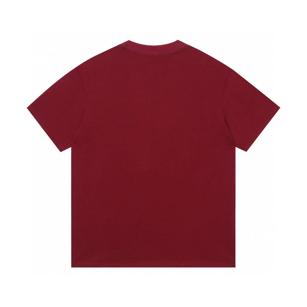 Small embroidered cotton T-shirt