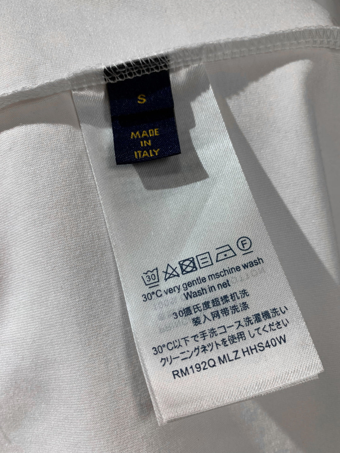 Hand-painted printed T-shirt