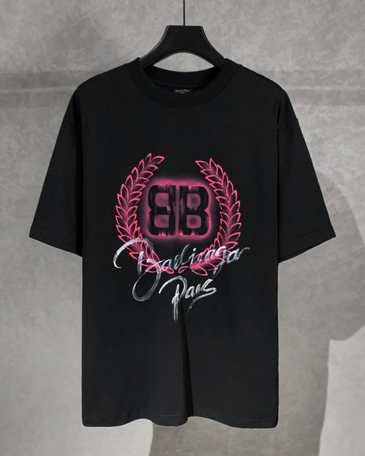 Wheat ear print T-shirt