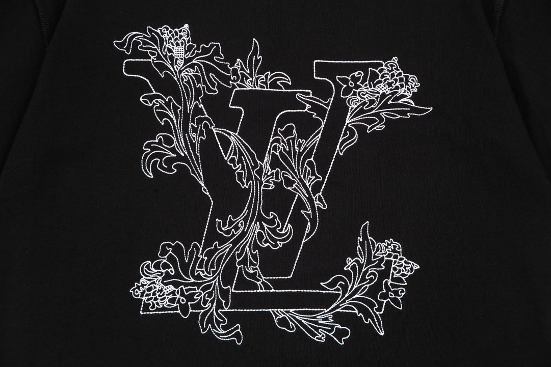 Fashion Embroidered Cotton T-Shirt