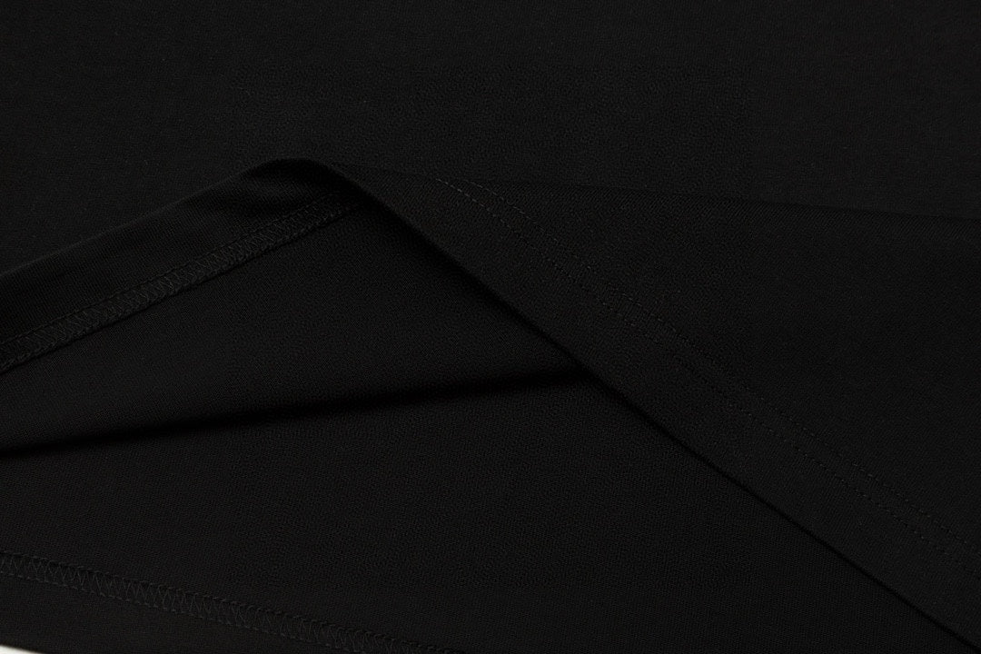 Embroidered print T-shirt