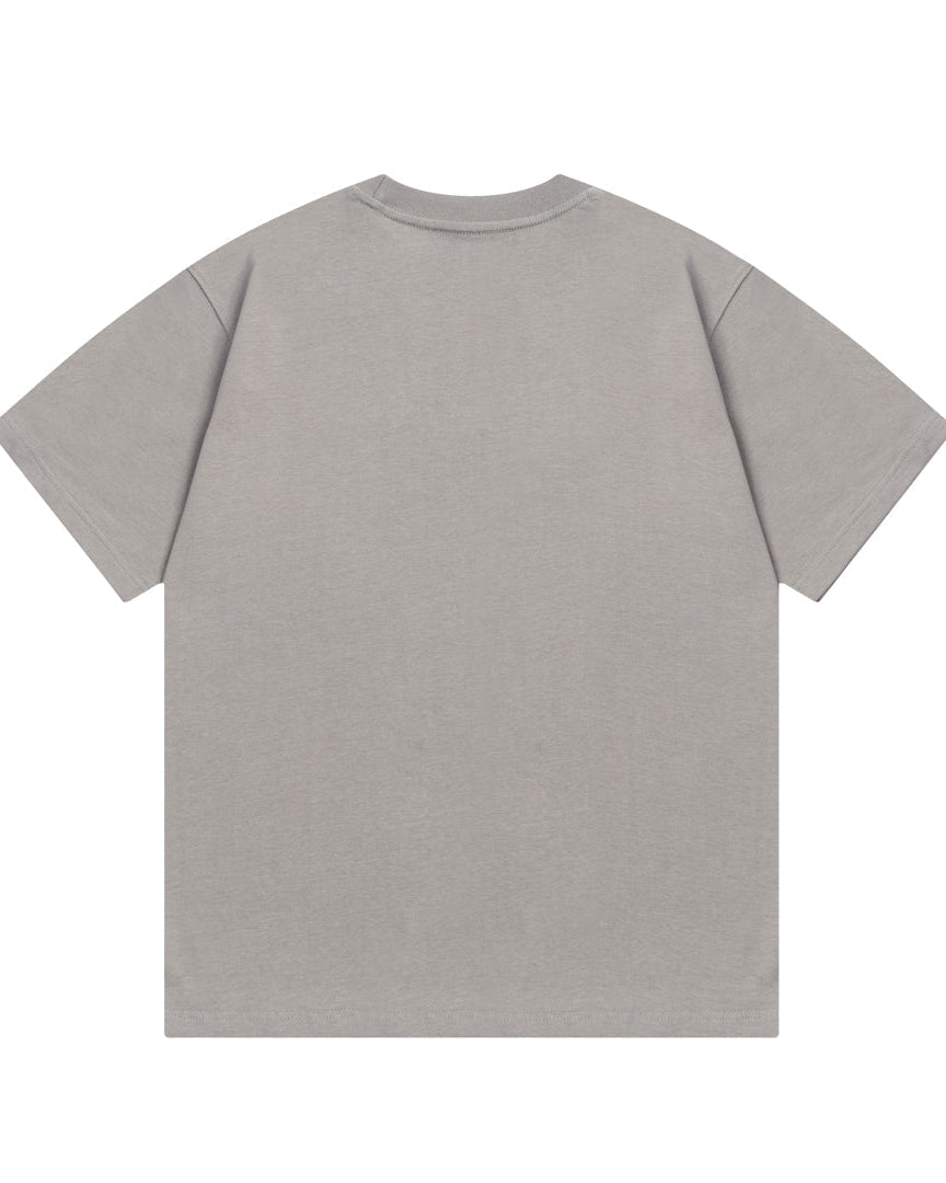 Embroidered printed T-shirt