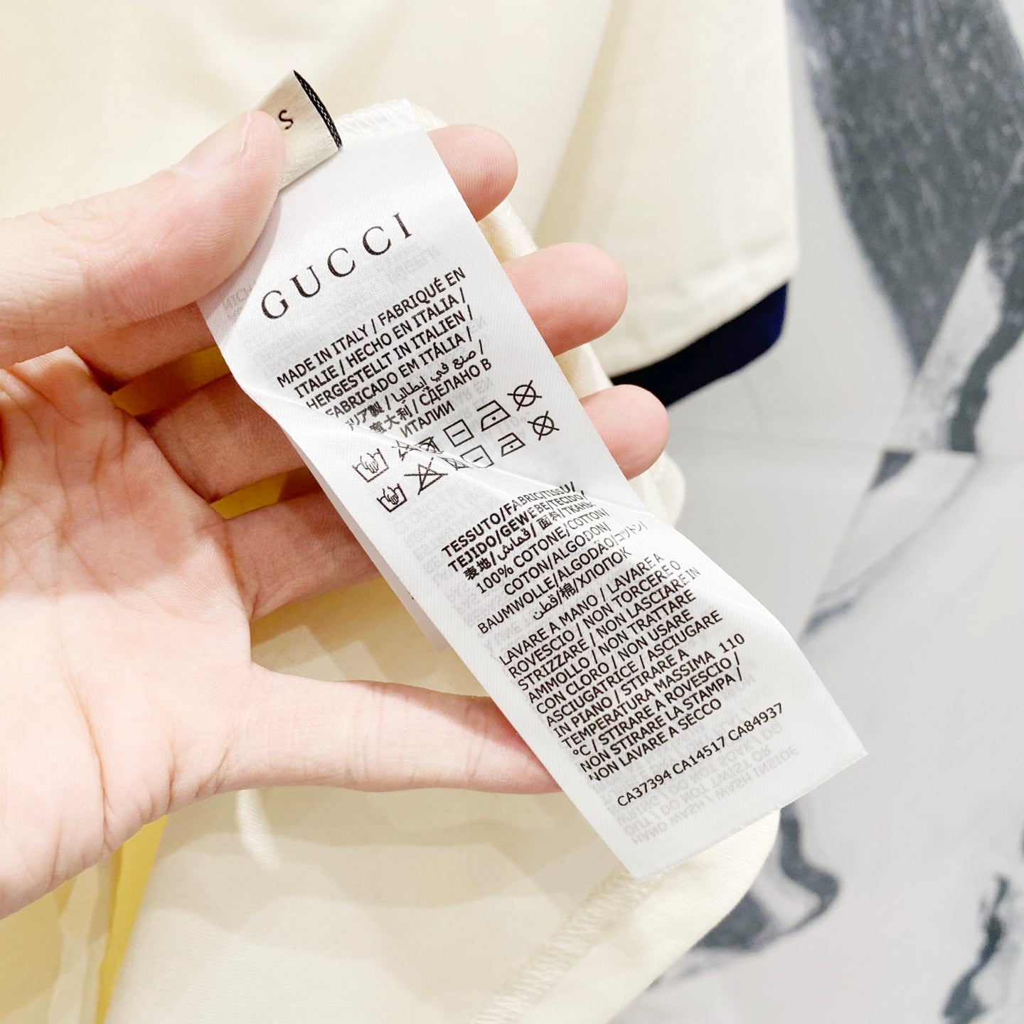 Colorblock crew neck cotton T-shirt