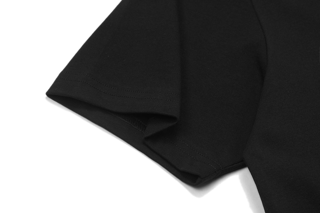 Embroidered cotton T-shirt