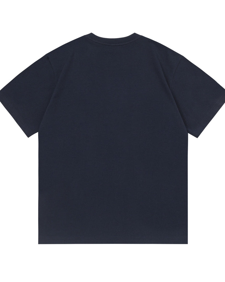 Embroidered cotton T-shirt