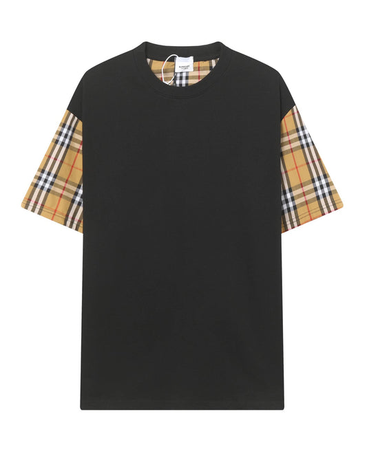 Check cotton T-shirt