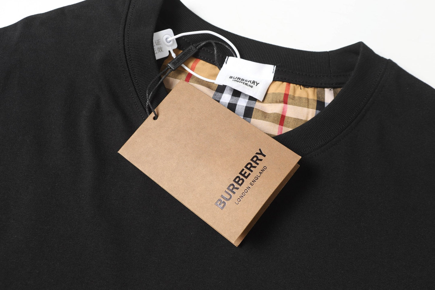 Check cotton T-shirt