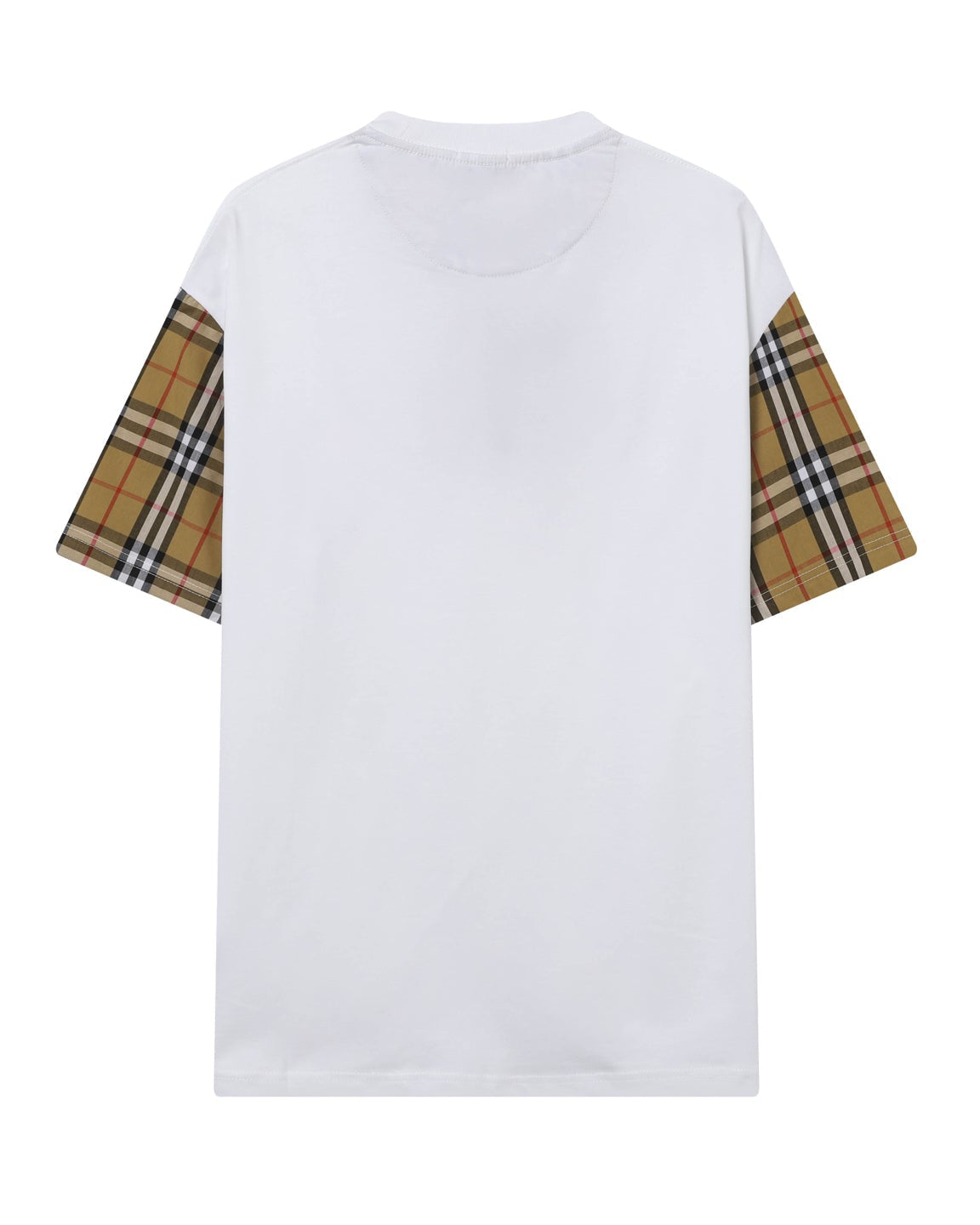 Check cotton T-shirt