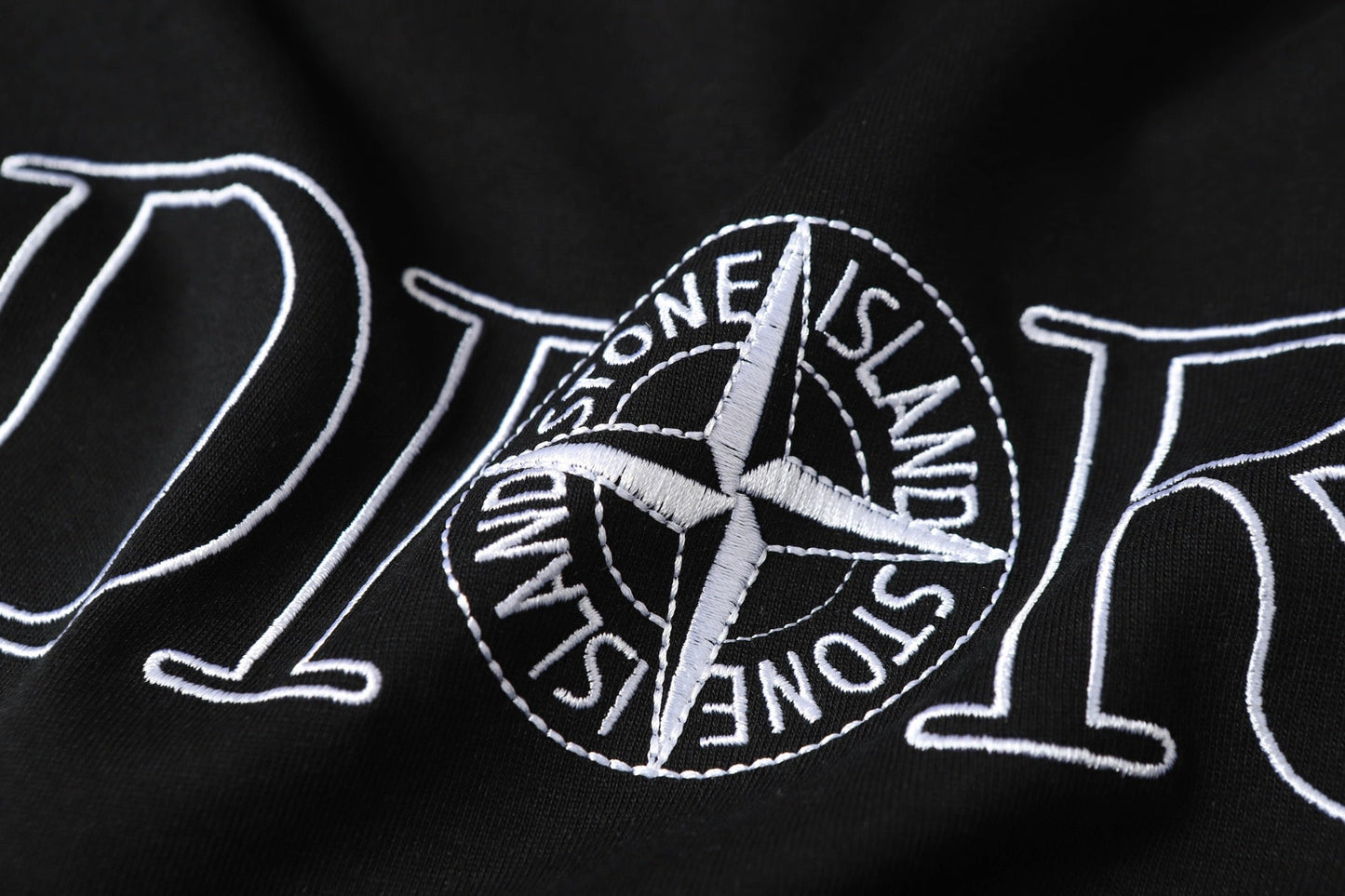 Embroidered cotton T-shirt