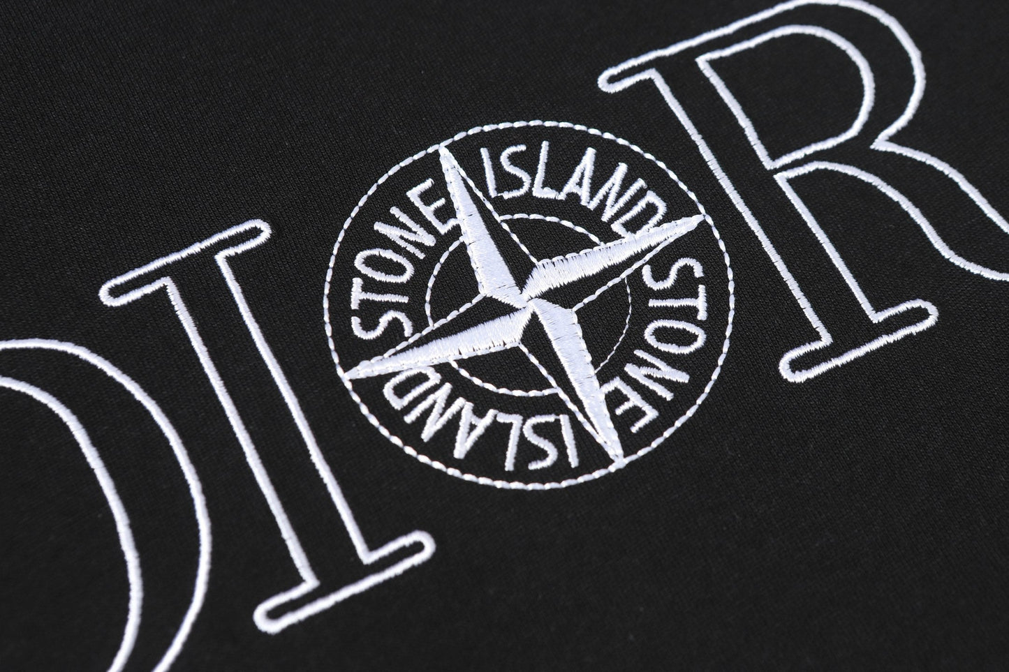 Embroidered cotton T-shirt