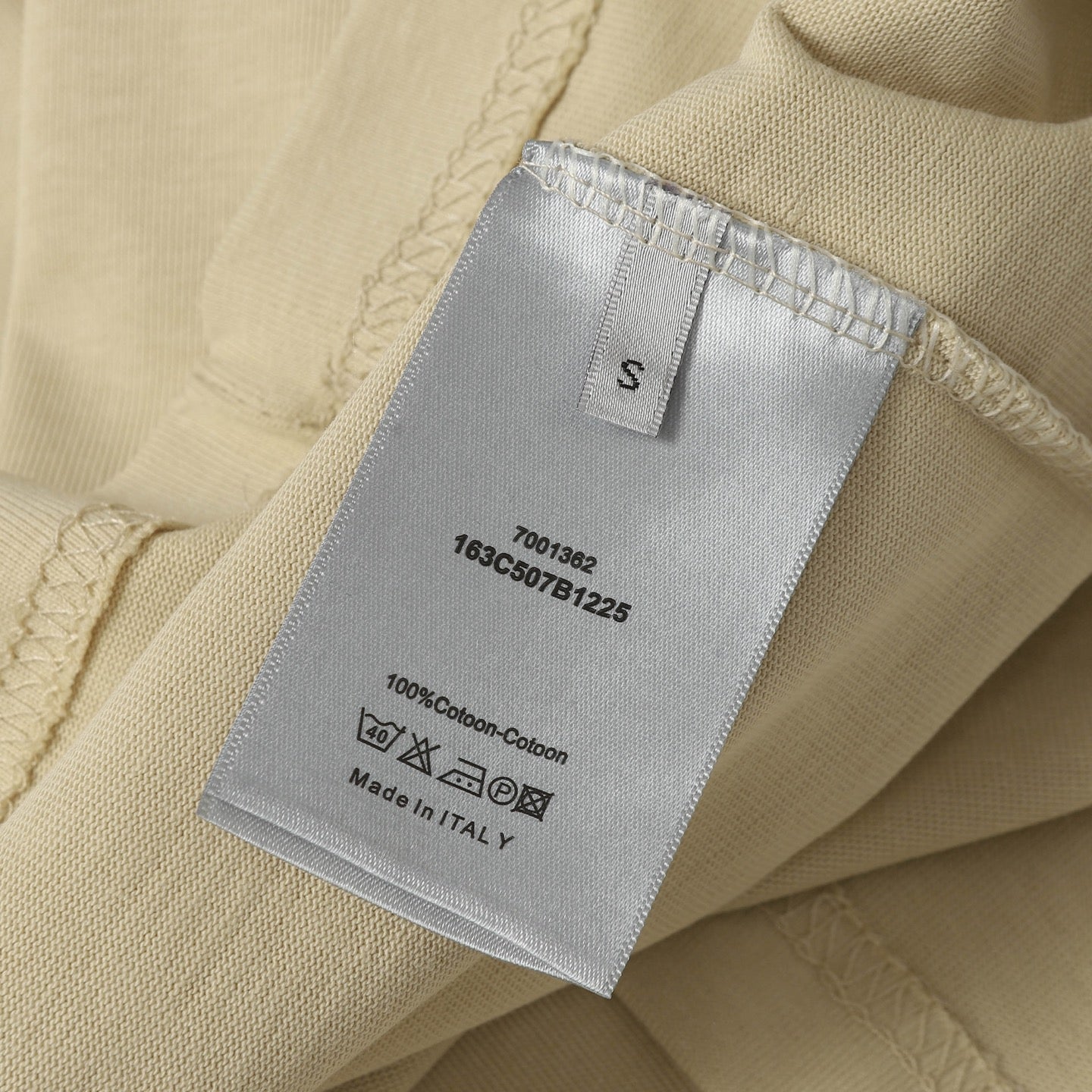 Cotton T-shirt with embroidered cuffs