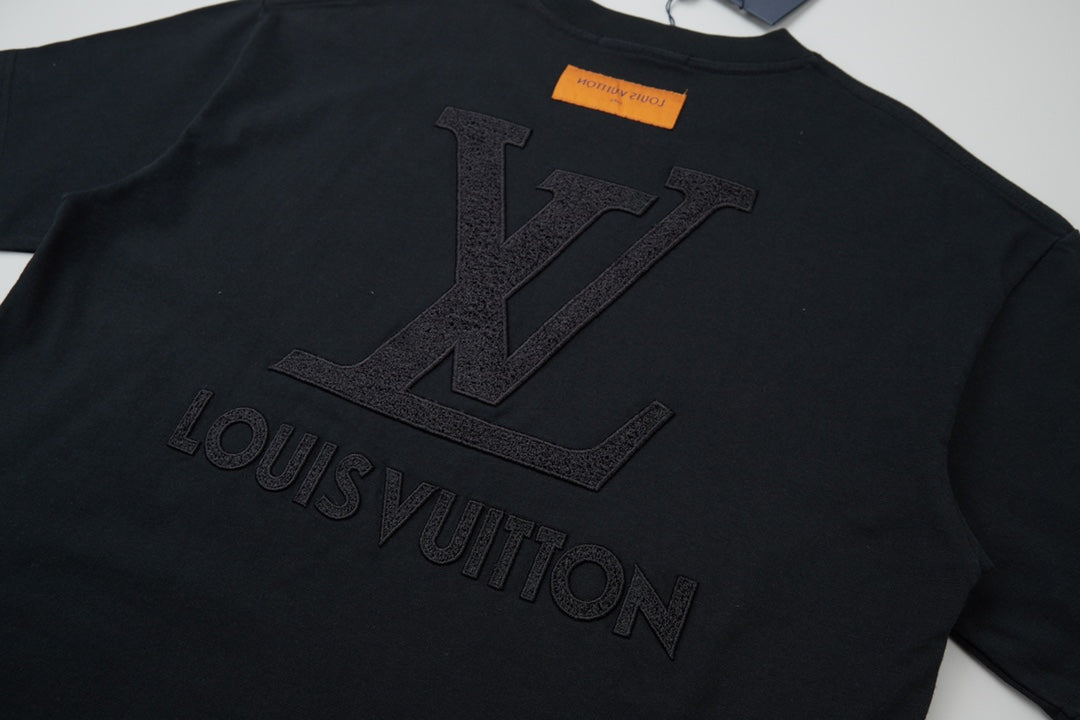 Embroidered cotton T-shirt