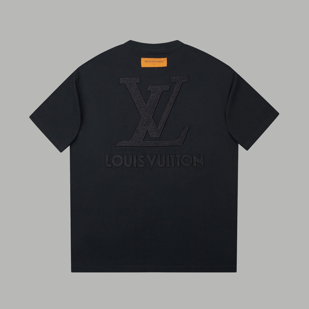 Embroidered cotton T-shirt