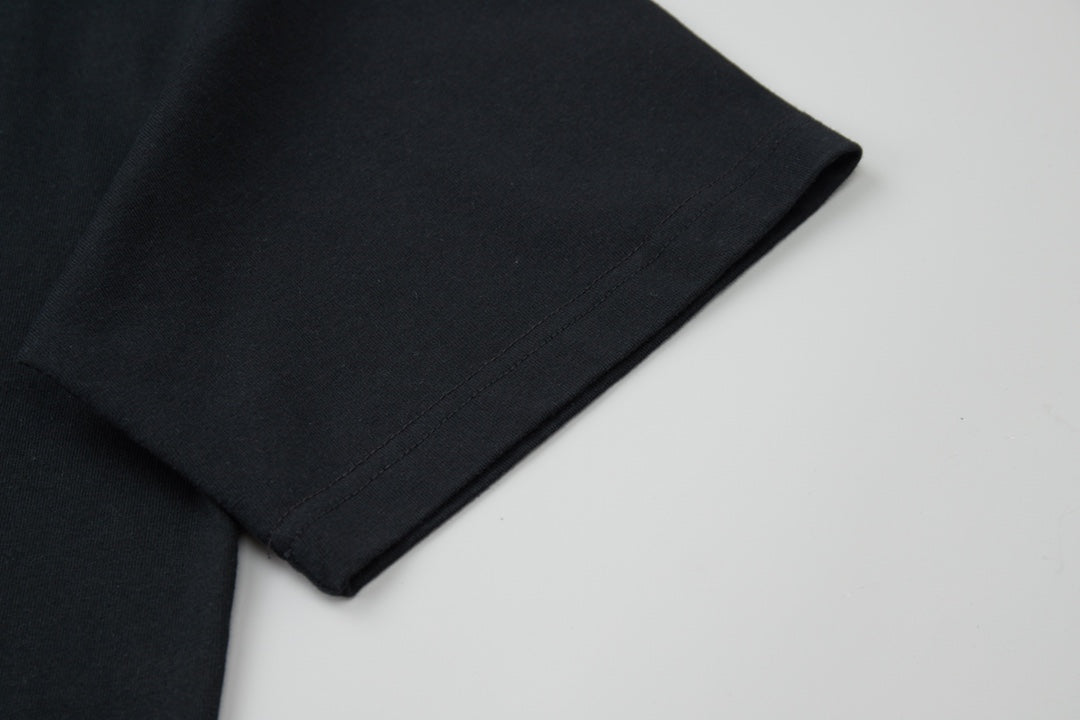 Embroidered cotton T-shirt