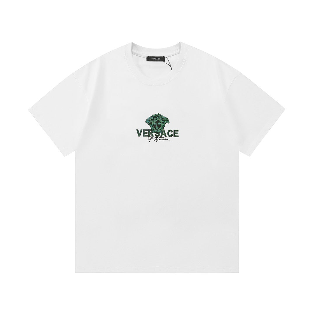 Embroidered cotton T-shirt