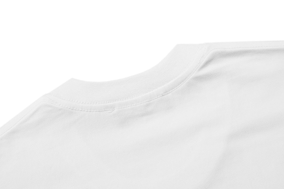 Embroidered cotton T-shirt