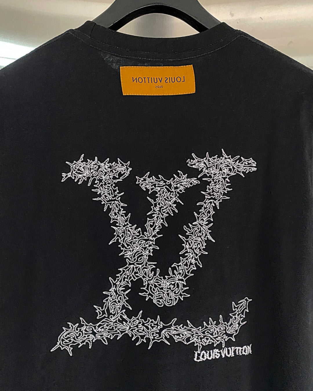 Embroidered print T-shirt